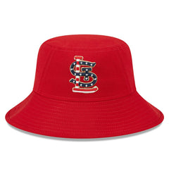 St. Louis Cardinals New Era 2023 Fourth of July Bucket Hat - Red - New Era Online