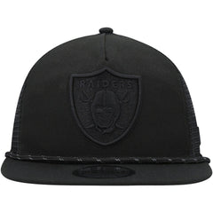 Las Vegas Raiders New Era Illumination Golfer Snapback Trucker Hat Black