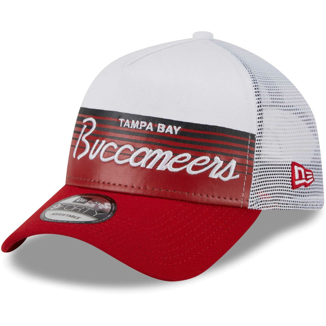 Tampa Bay Buccaneers New Era Horizon A-Frame 9FORTY Snapback Hat Scarlet