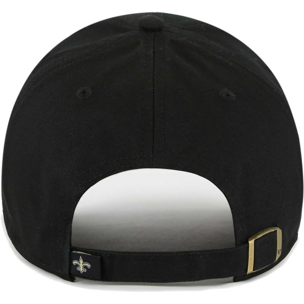 47 brand New Orleans Saints '47 Women's Sidney Clean Up Adjustable Hat Black