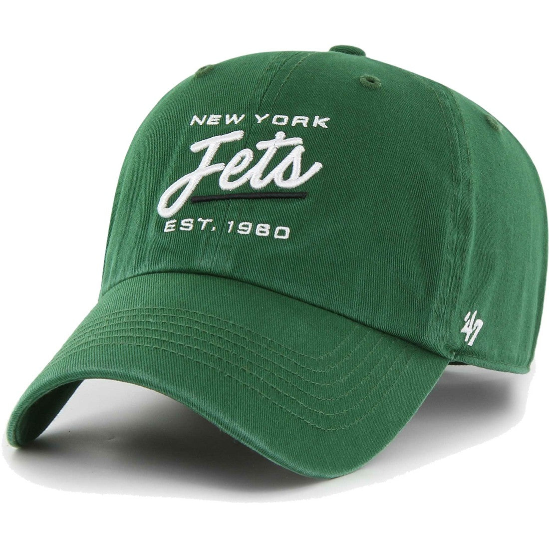47 brand New York Jets '47 Women's Sidney Clean Up Adjustable Hat Green