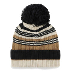 47 brand New York Giants '47 Women's Barista Cuffed Knit Hat with Pom Natural