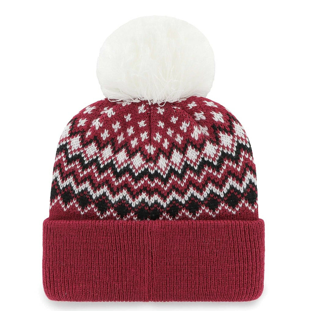 47 brand Arizona Cardinals '47 Women's Elsa Cuffed Knit Hat with Pom Cardinal