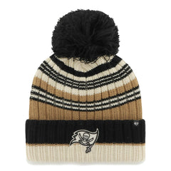47 brand Tampa Bay Buccaneers '47 Women's Barista Cuffed Knit Hat with Pom Natural