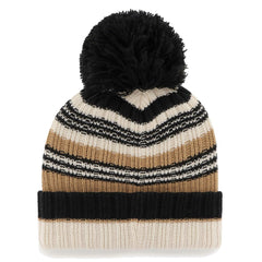 47 brand Tennessee Titans '47 Women's Barista Cuffed Knit Hat with Pom Natural