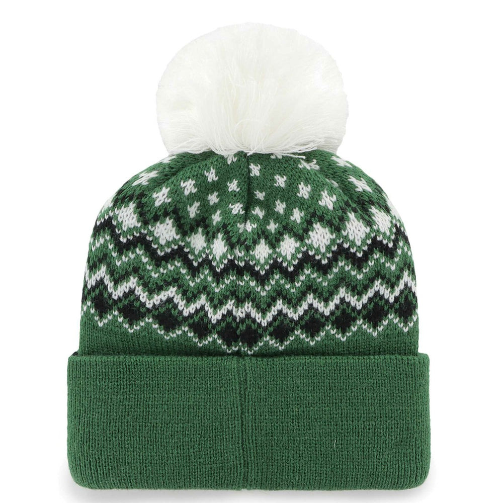 47 brand New York Jets '47 Women's Elsa Cuffed Knit Hat with Pom Green