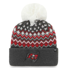 47 brand Tampa Bay Buccaneers '47 Women's Elsa Cuffed Knit Hat with Pom Pewter