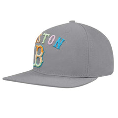 Boston Red Sox Pro Standard Washed Neon Snapback Hat - Gray - MLB Online