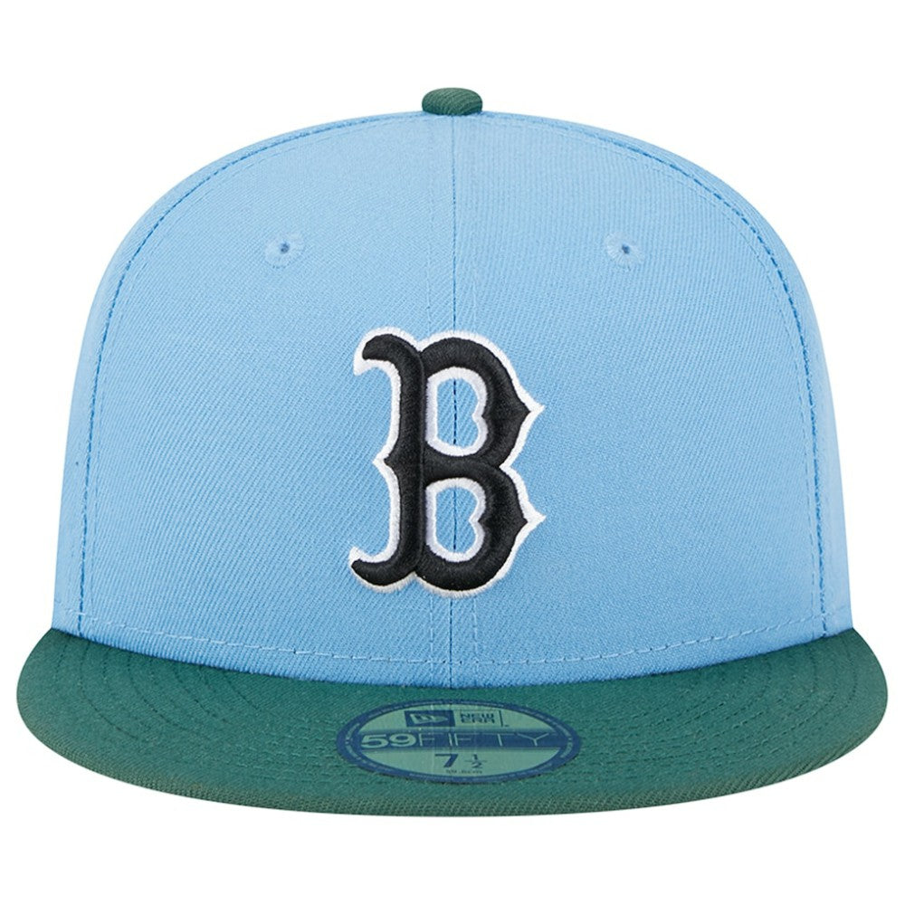 Boston Red Sox New Era 2007 World Series 59FIFTY Fitted Hat - Sky Blue/Cilantro - New Era Lifestyle