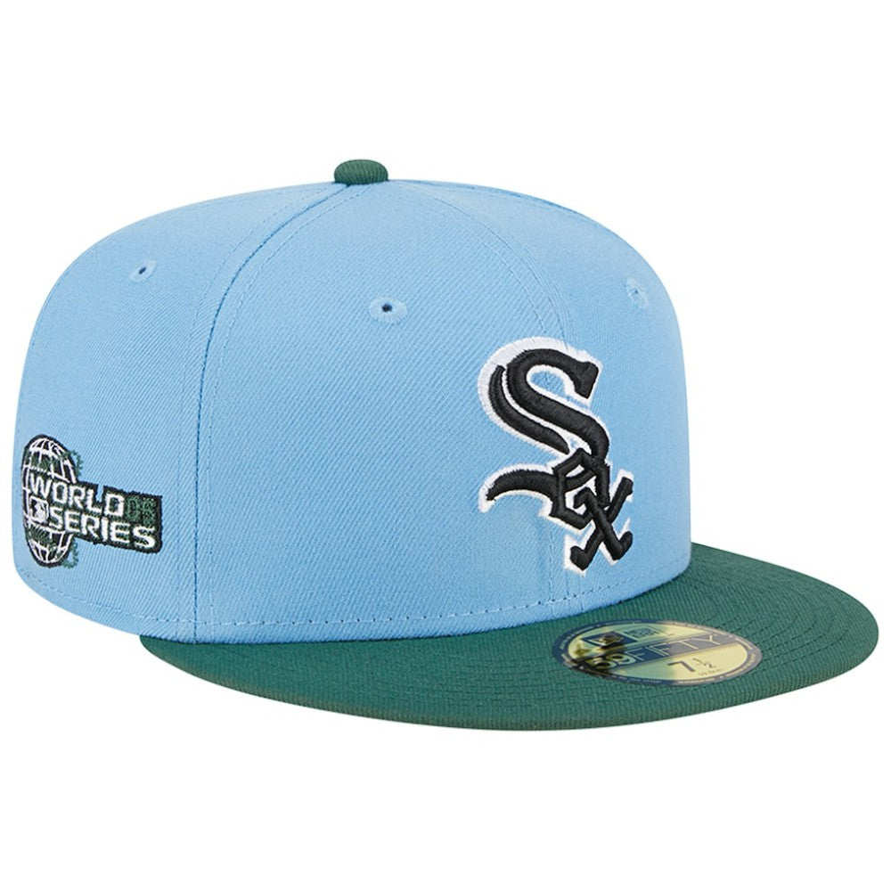 Chicago White Sox New Era 2005 World Series 59FIFTY Fitted Hat - Sky Blue/Cilantro - New Era on Sale