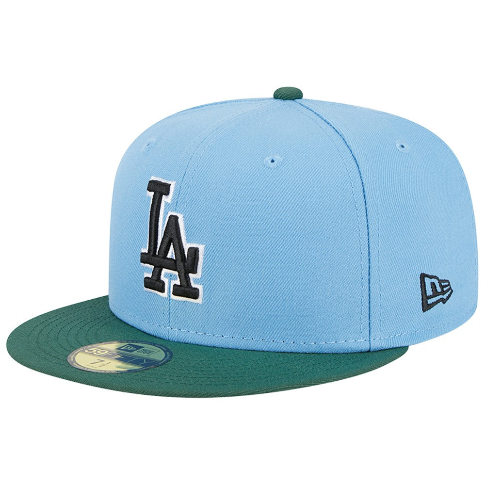 Los Angeles Dodgers New Era 1988 World Series 59FIFTY Fitted Hat - Sky Blue/Cilantro - New Era Online
