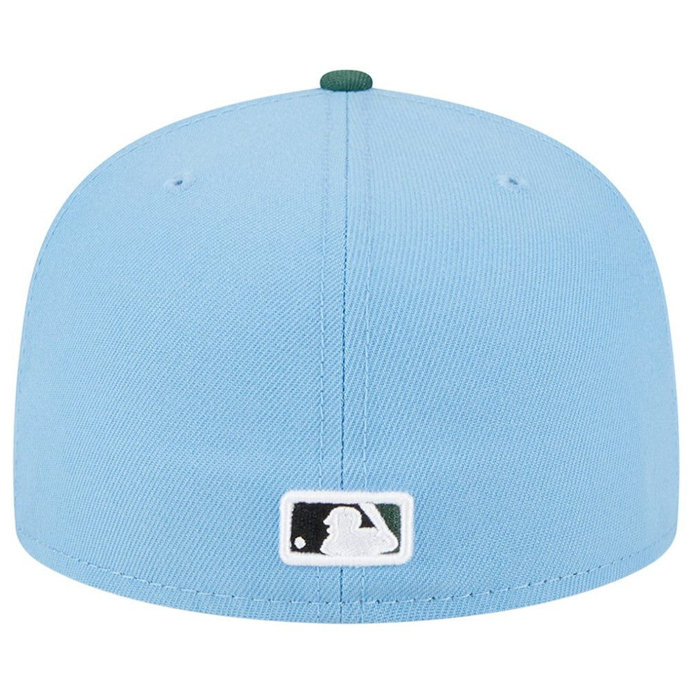 San Francisco Giants New Era 2002 World Series 59FIFTY Fitted Hat - Sky Blue/Cilantro - New Era Discount