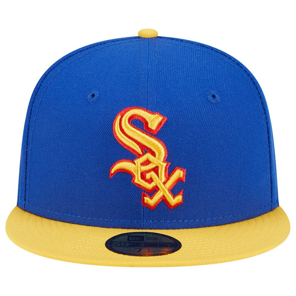 Chicago White Sox New Era Empire 59FIFTY Fitted Hat - Royal/Yellow - New Era Lifestyle
