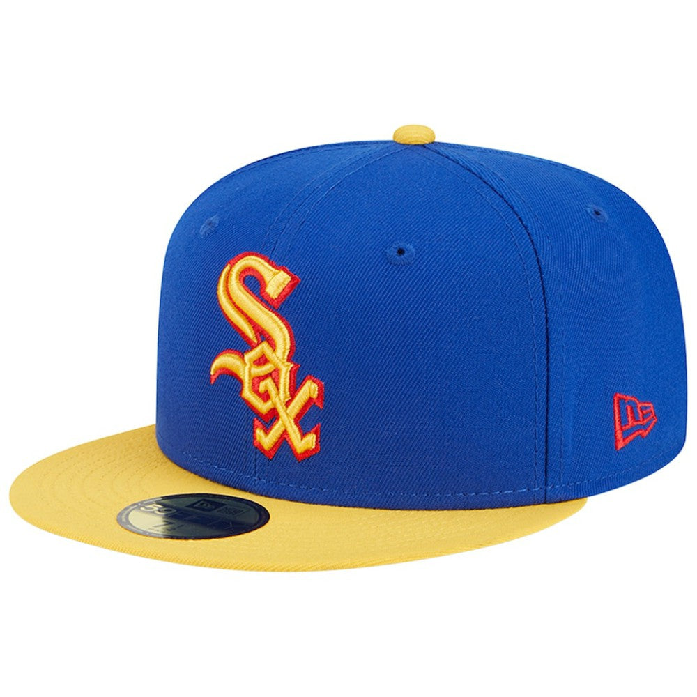 Chicago White Sox New Era Empire 59FIFTY Fitted Hat - Royal/Yellow - New Era Lifestyle
