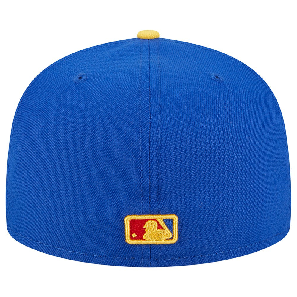 Los Angeles Dodgers New Era Empire 59FIFTY Fitted Hat - Royal/Yellow - New Era Discount