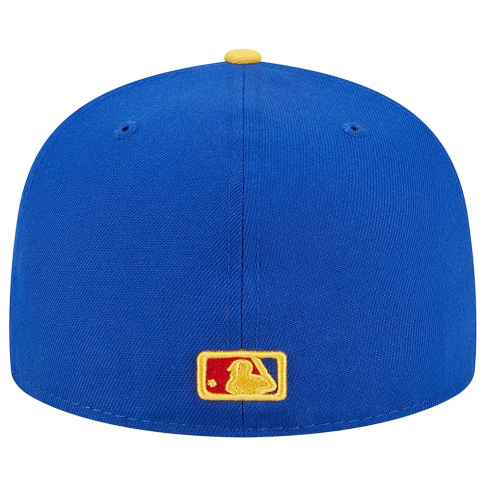 Athletics New Era Empire 59FIFTY Fitted Hat - Royal/Yellow - New Era on Sale
