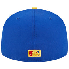 Athletics New Era Empire 59FIFTY Fitted Hat - Royal/Yellow - New Era on Sale