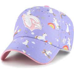 47 brand Arizona Cardinals '47 Girls Preschool Unicorn Clean Up Adjustable Hat Lavender