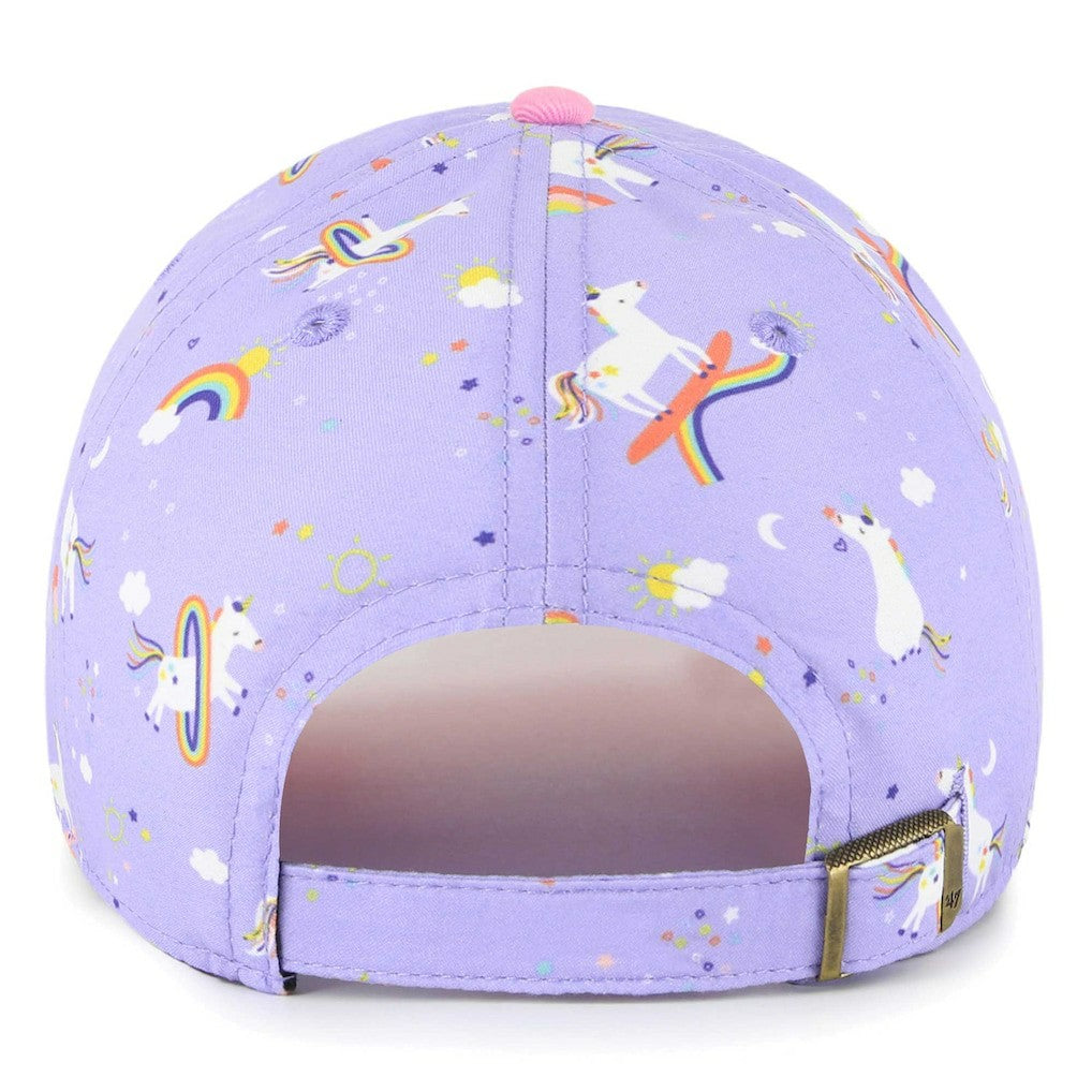 47 brand Baltimore Ravens '47 Girls Preschool Unicorn Clean Up Adjustable Hat Lavender