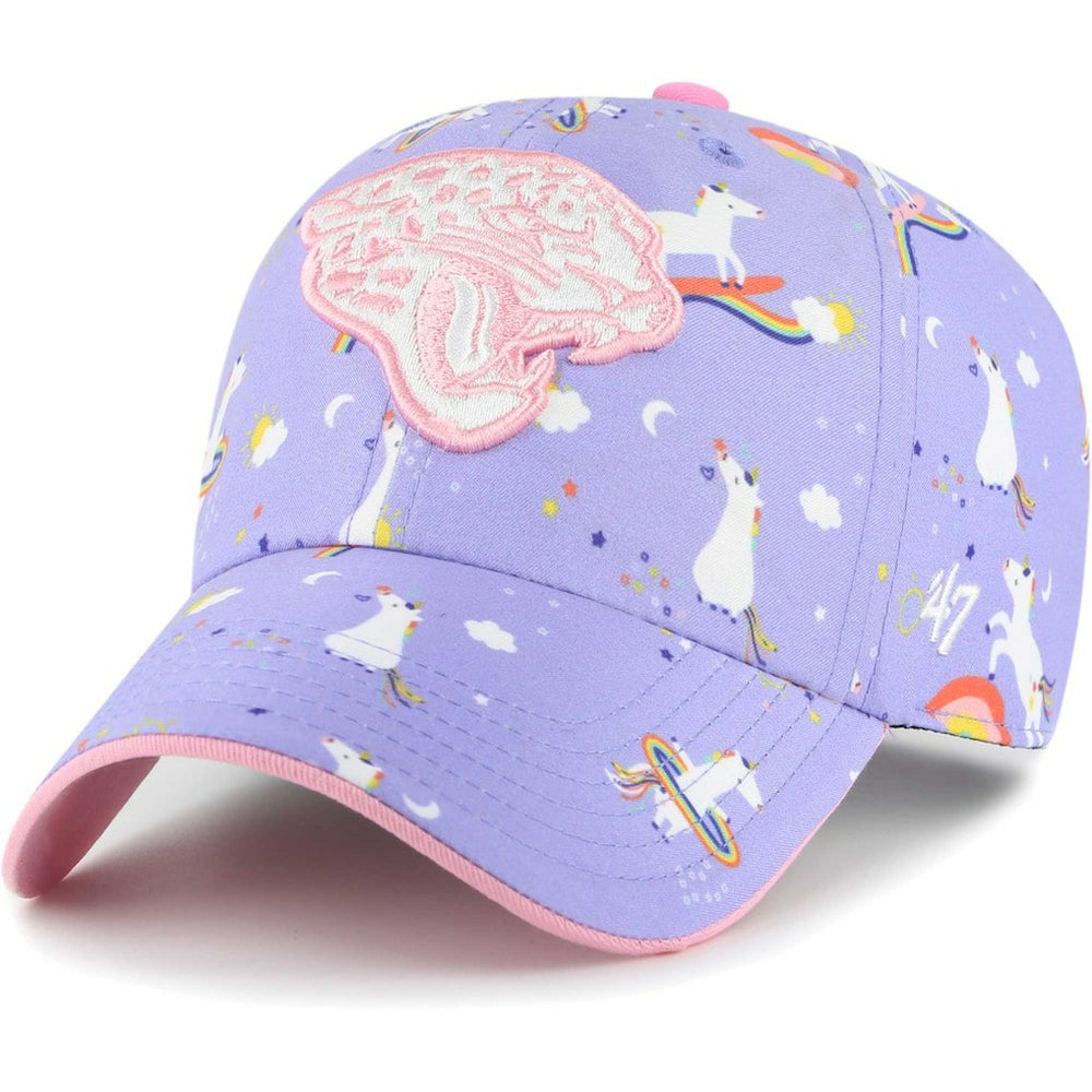47 brand Jacksonville Jaguars '47 Girls Preschool Unicorn Clean Up Adjustable Hat Lavender