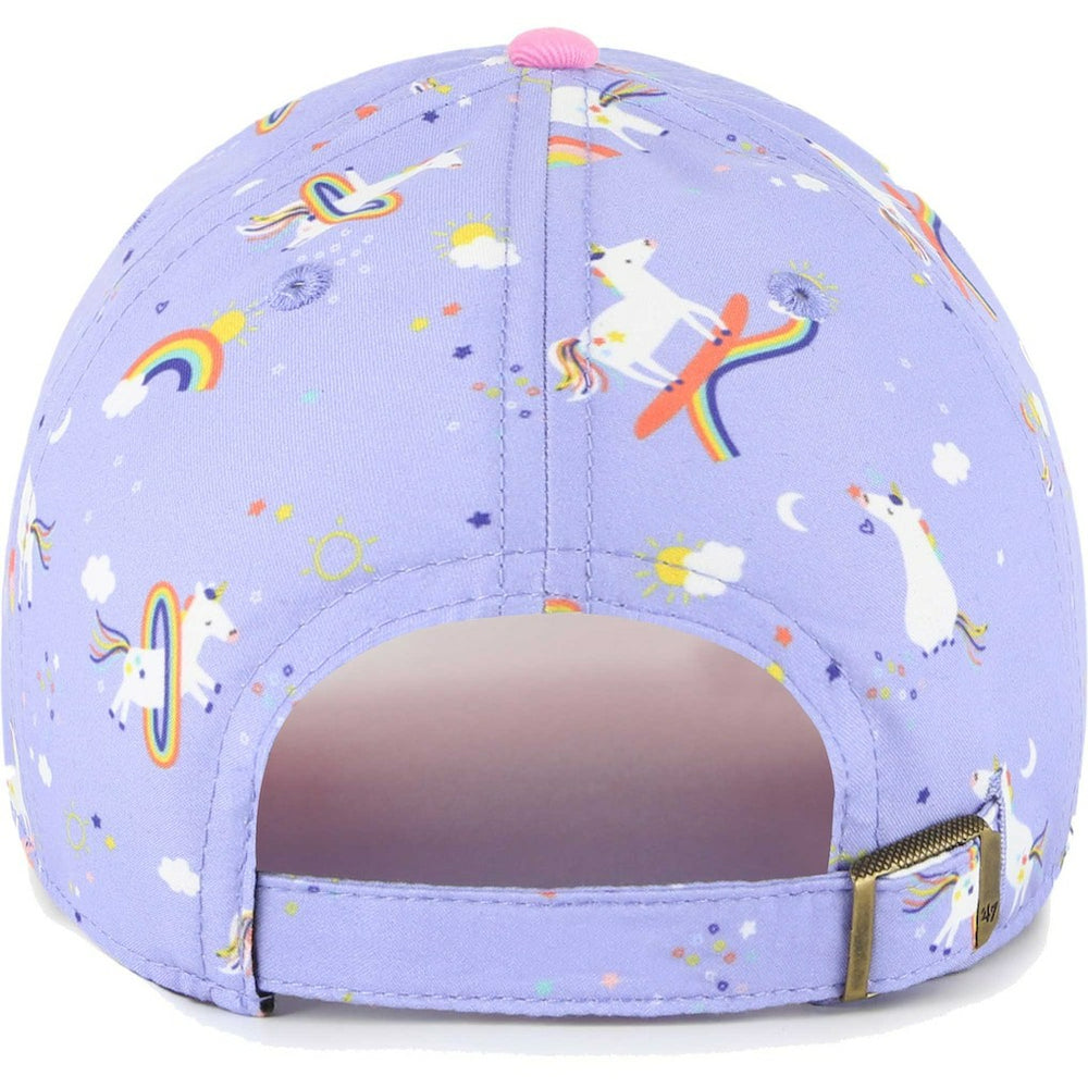47 brand New York Giants '47 Girls Preschool Unicorn Clean Up Adjustable Hat Lavender