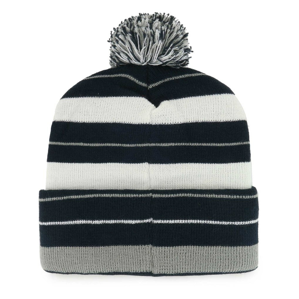 47 brand Dallas Cowboys '47 Powerline Cuffed Knit Hat with Pom Navy