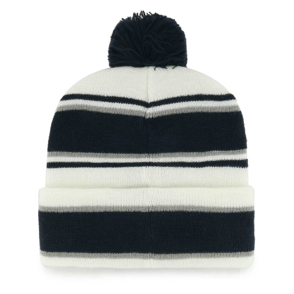47 brand Dallas Cowboys '47 Youth Stripling Cuffed Knit Hat with Pom White