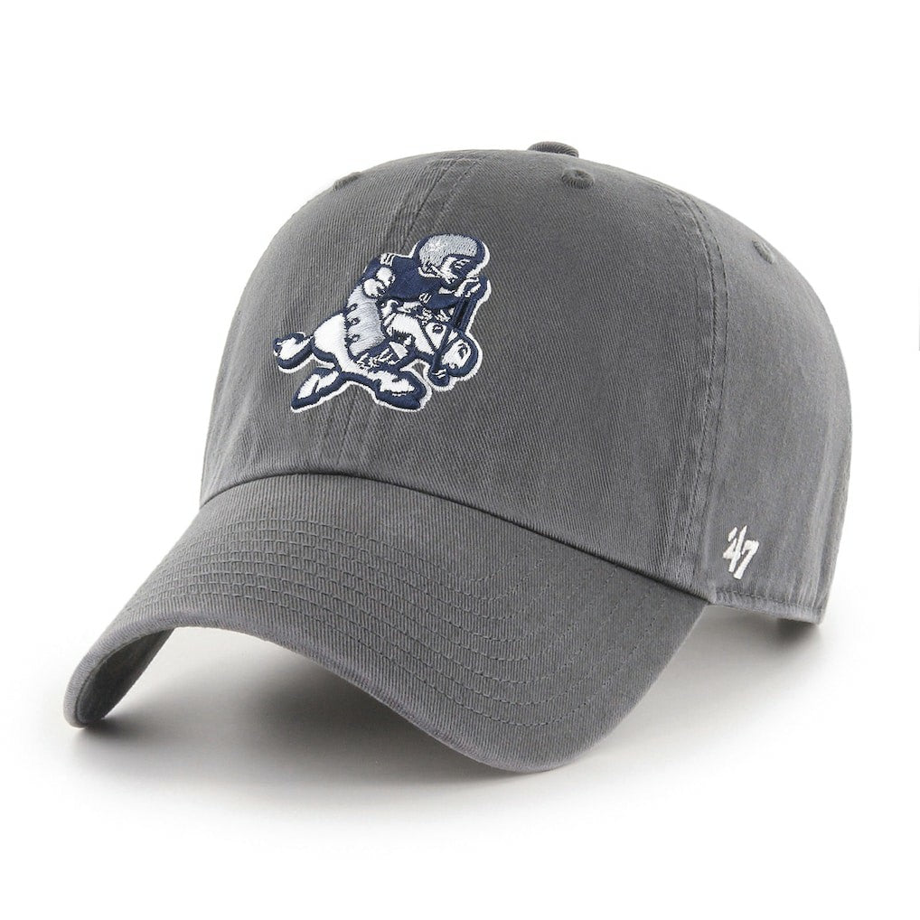 47 brand Dallas Cowboys '47 Retro Joe II Clean Up Adjustable Hat Charcoal