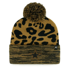 47 brand Dallas Cowboys '47 Women's Rosette Cuffed Knit Hat with Pom Tan