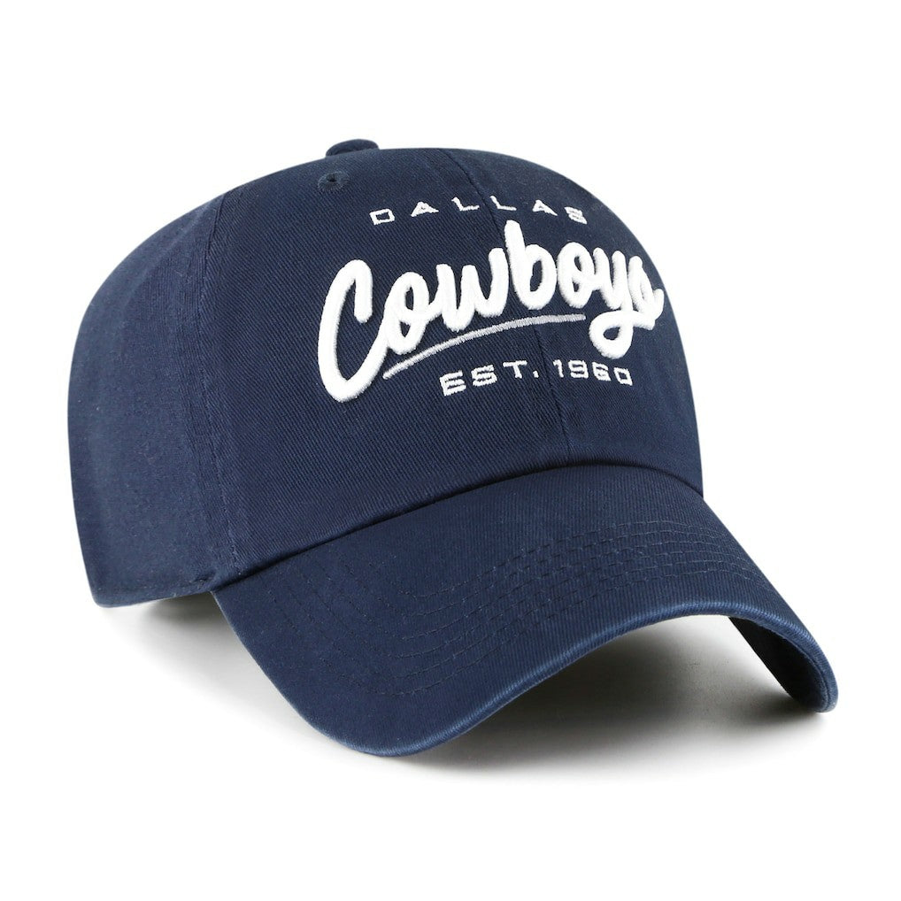 47 brand Dallas Cowboys '47 Women's Sidney Clean Up Adjustable Hat Navy