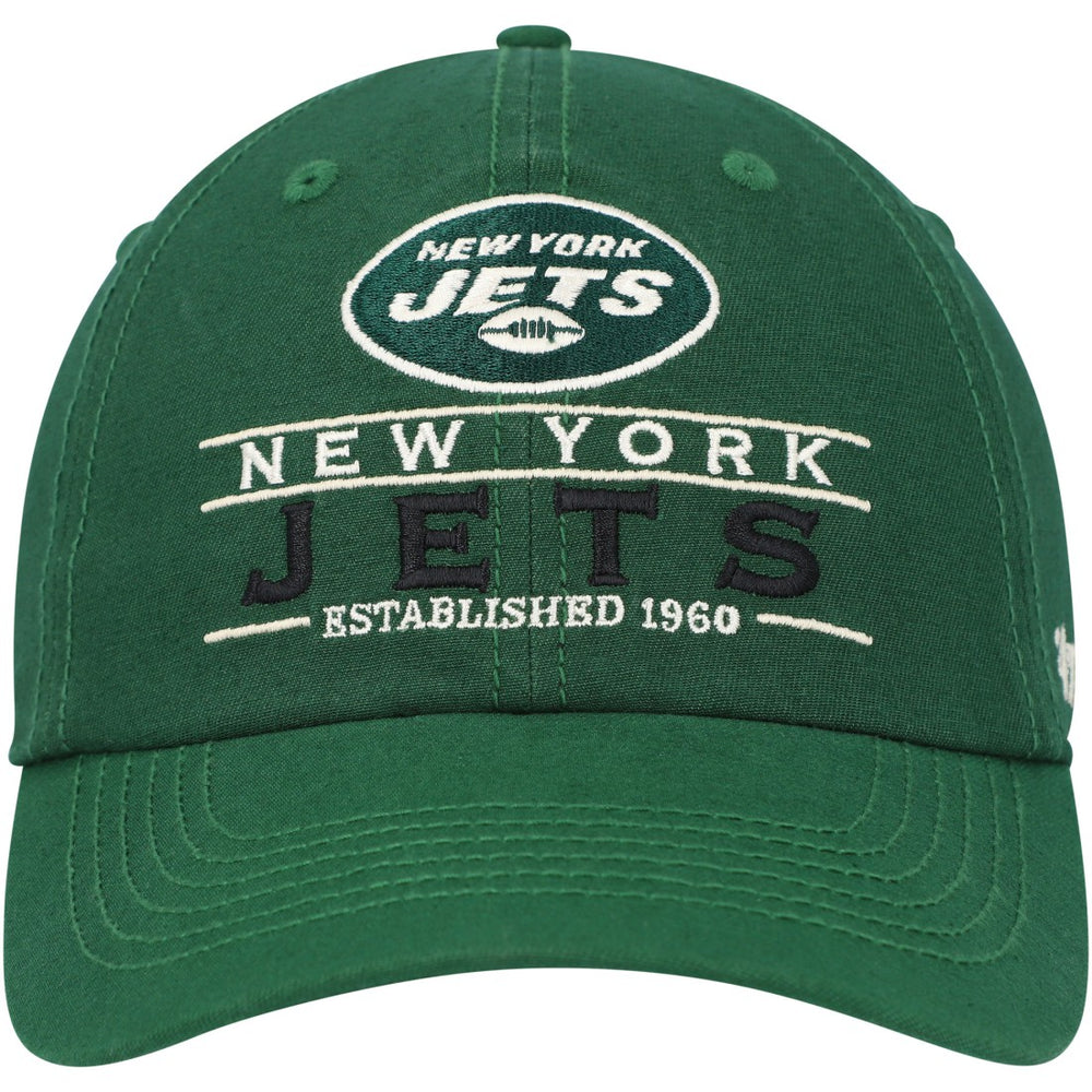 47 brand New York Jets '47 Vernon Clean Up Adjustable Hat Green