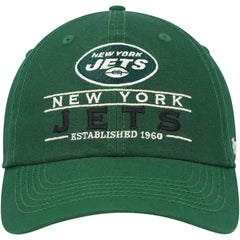 47 brand New York Jets '47 Vernon Clean Up Adjustable Hat Green