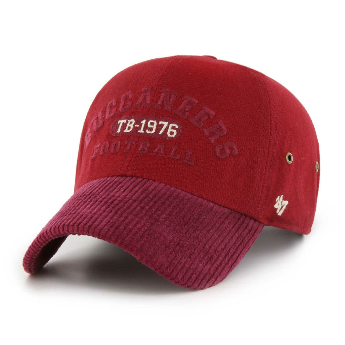 47 brand Tampa Bay Buccaneers '47 Ridgeway Clean Up Adjustable Hat Red