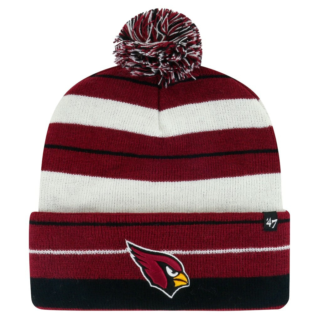 47 brand Arizona Cardinals '47 Powerline Cuffed Knit Hat with Pom Cardinal