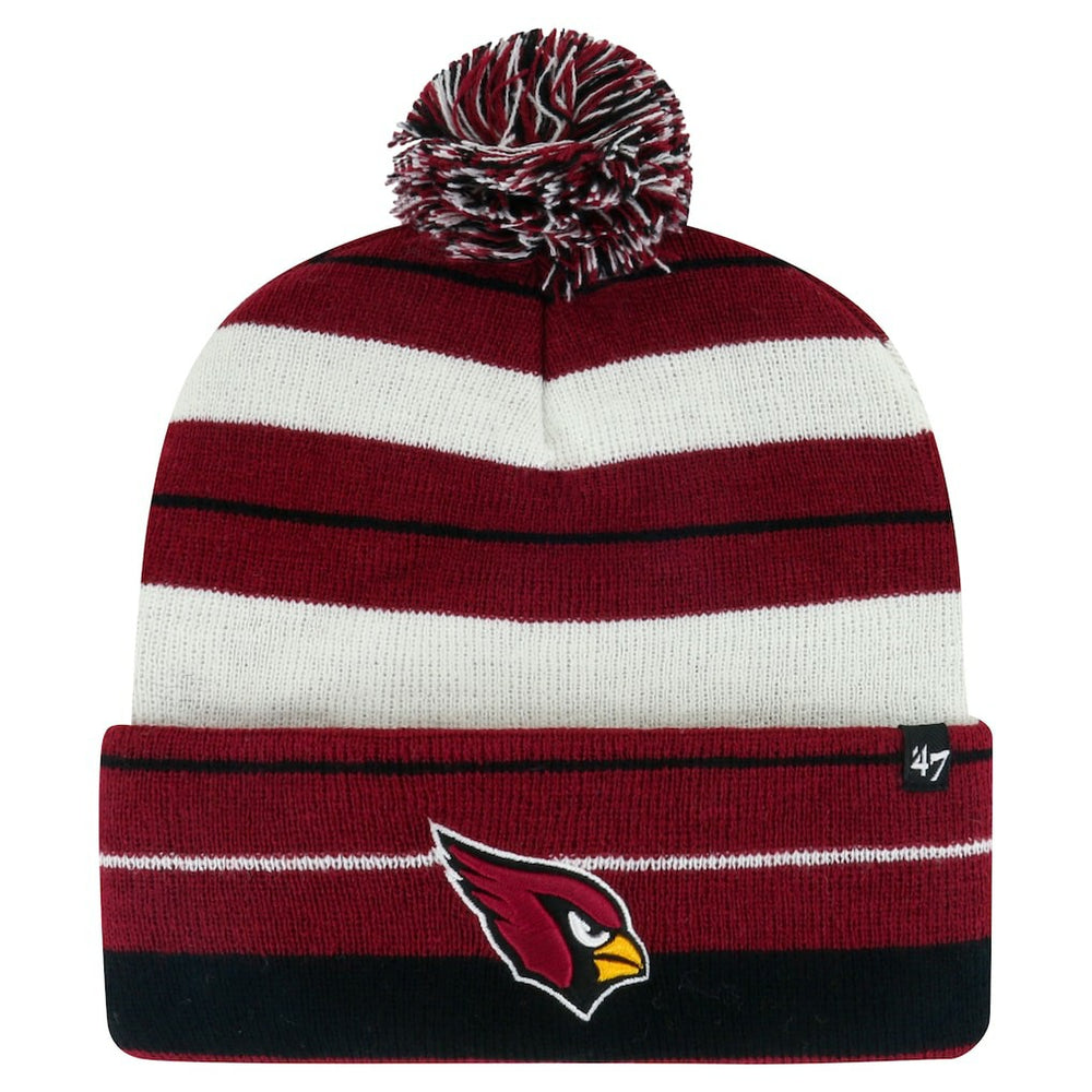 47 brand Arizona Cardinals '47 Powerline Cuffed Knit Hat with Pom Cardinal