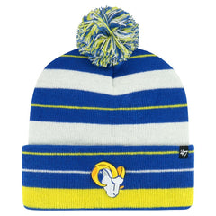 47 brand Los Angeles Rams '47 Powerline Cuffed Knit Hat with Pom Royal
