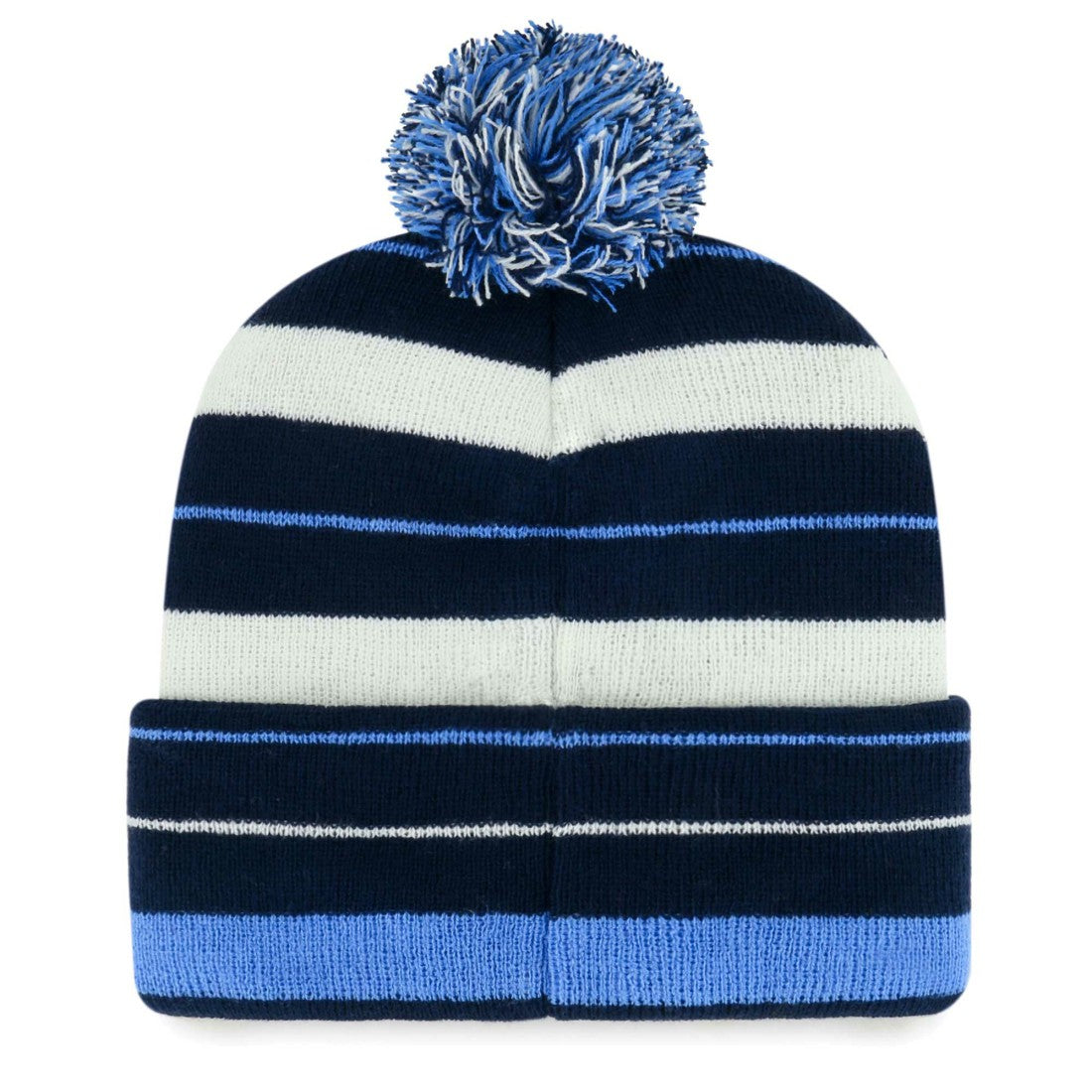 47 brand Tennessee Titans '47 Powerline Cuffed Knit Hat with Pom Navy