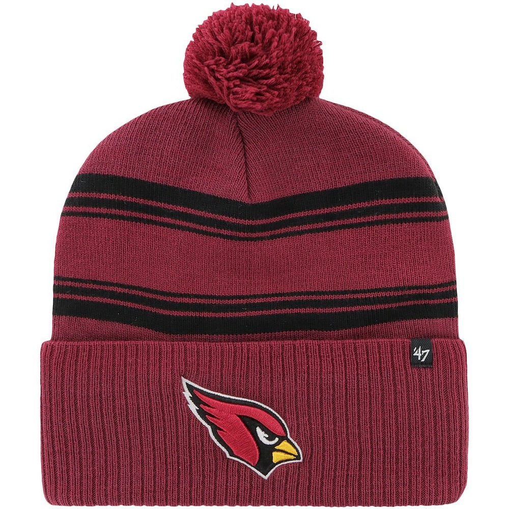 47 brand Arizona Cardinals '47 Fadeout Cuffed Knit Hat with Pom Cardinal