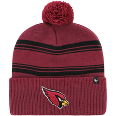 47 brand Arizona Cardinals '47 Fadeout Cuffed Knit Hat with Pom Cardinal