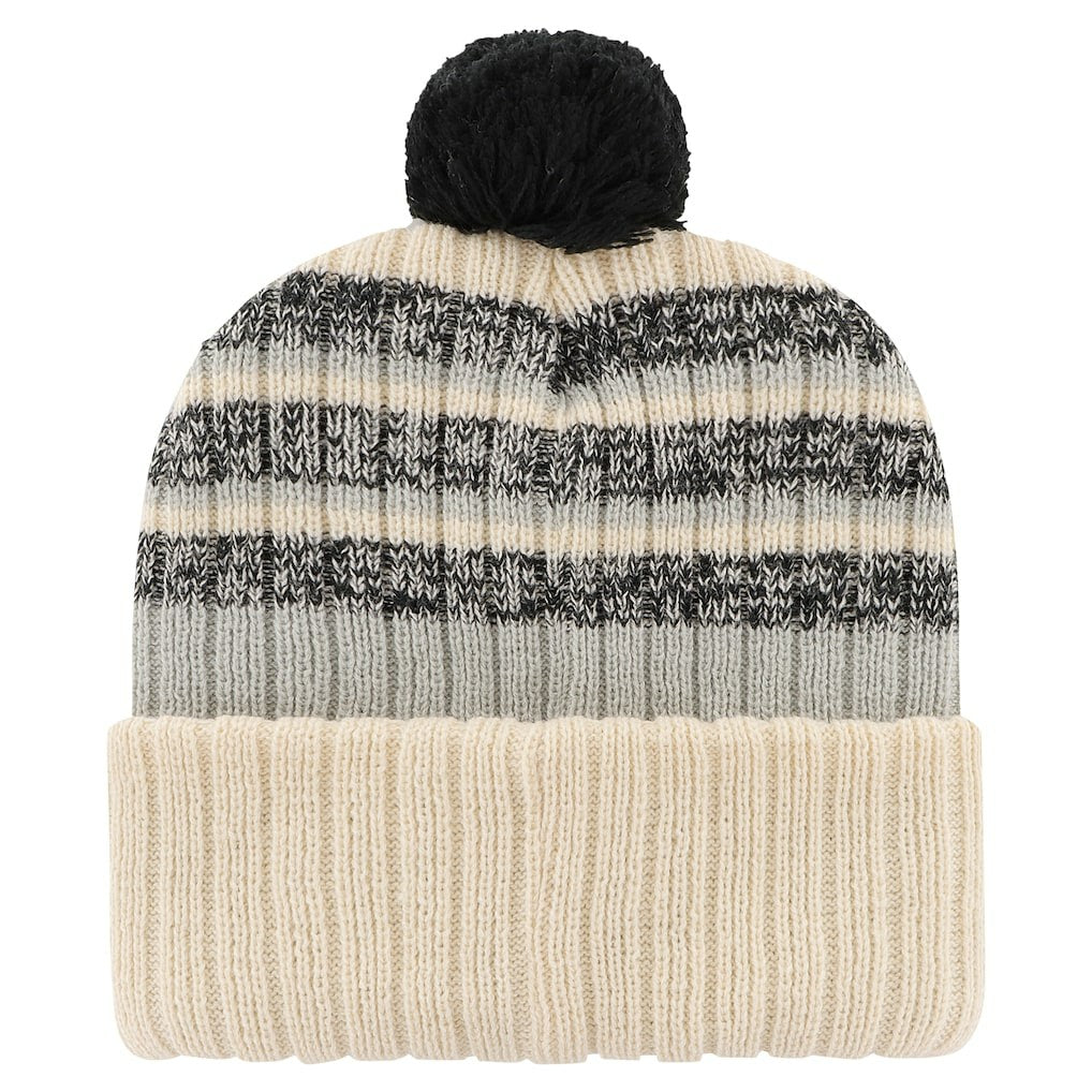 47 brand Las Vegas Raiders '47 Tavern Cuffed Knit Hat with Pom Natural