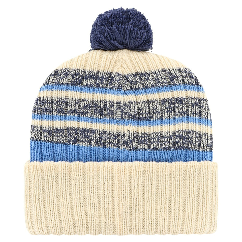 47 brand Tennessee Titans '47 Tavern Cuffed Knit Hat with Pom Cream
