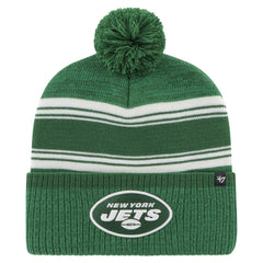 47 brand New York Jets '47 Fadeout Cuffed Knit Hat with Pom Green