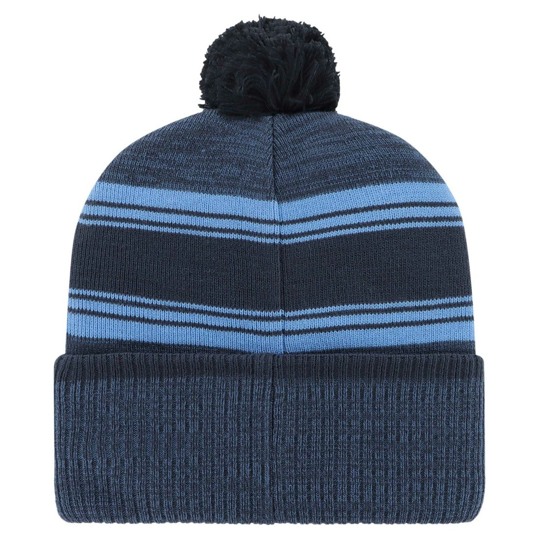 47 brand Tennessee Titans '47 Fadeout Cuffed Knit Hat with Pom Navy