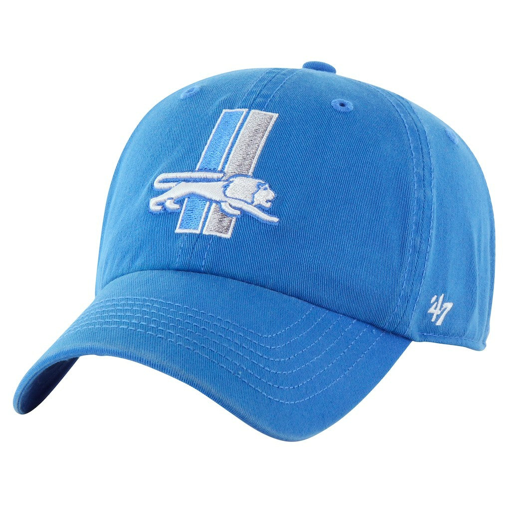 47 brand Detroit Lions '47 Gridiron Classics Franchise Fitted Hat Blue