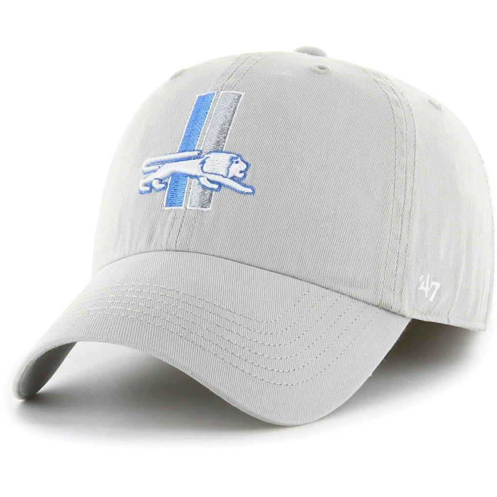 47 brand Detroit Lions '47 Gridiron Classics Franchise Fitted Hat Gray