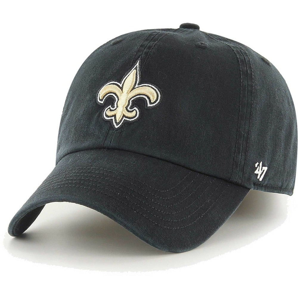 47 brand New Orleans Saints '47 Franchise Logo Fitted Hat Black