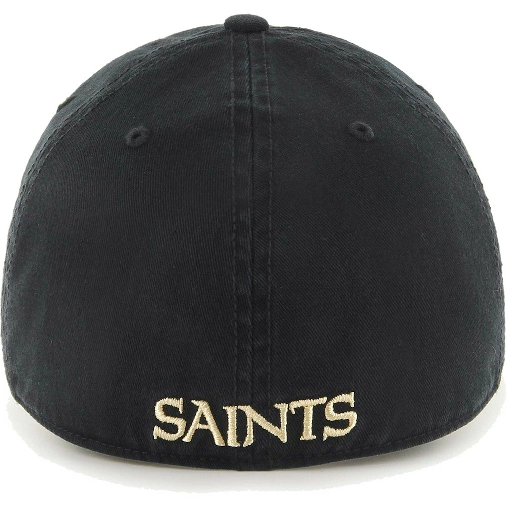 47 brand New Orleans Saints '47 Franchise Logo Fitted Hat Black