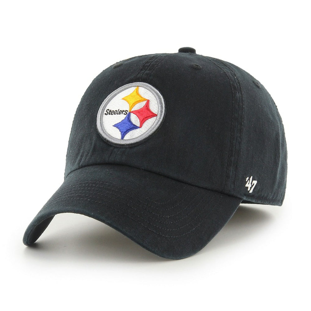 47 brand Pittsburgh Steelers '47 Franchise Logo Fitted Hat Black