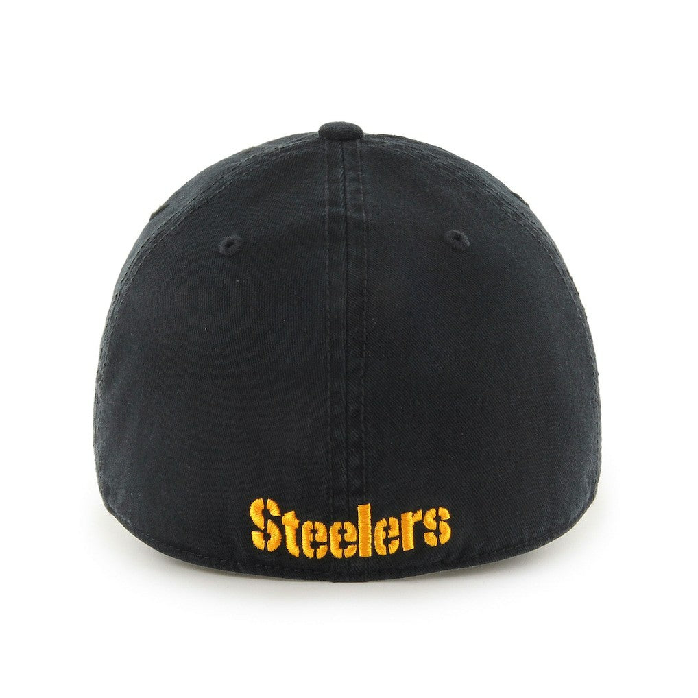 47 brand Pittsburgh Steelers '47 Franchise Logo Fitted Hat Black
