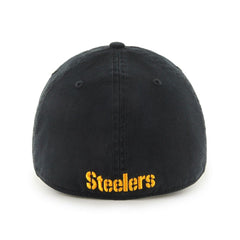 47 brand Pittsburgh Steelers '47 Franchise Logo Fitted Hat Black
